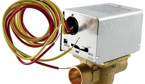 Honeywell Electric Zone Valve - Inverted Flare, 4 Wire