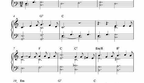 Free Printable Sheet Music For Piano Beginners Popular Songs - Free