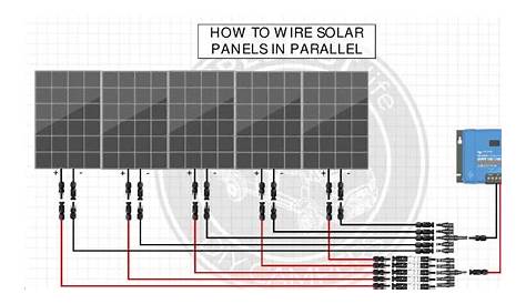 solar panels wiring diagram
