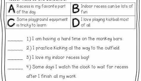 50 Main Idea Worksheet 2nd Grade