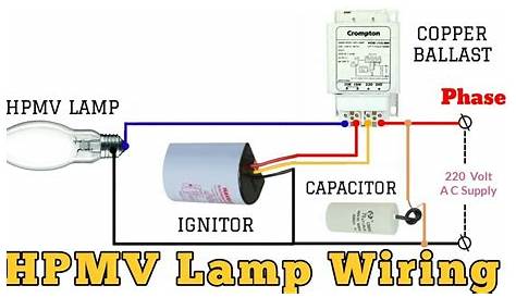 sodium vapour lamp circuit diagram