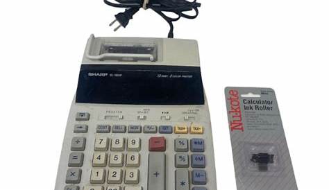 Sharp EL-1801P Printing Calculator for sale online | eBay