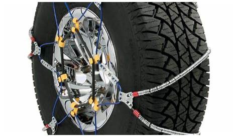 Scc Tire Chains Size Chart