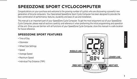 manual specialized speedzone sport