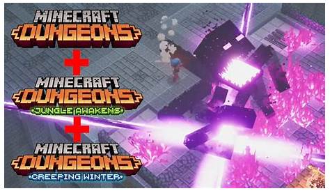 Minecraft Dungeons // All Bosses + DLCs - YouTube