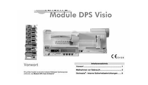 Fresenius Module DPS Infusion System User Manual DE : Free Download