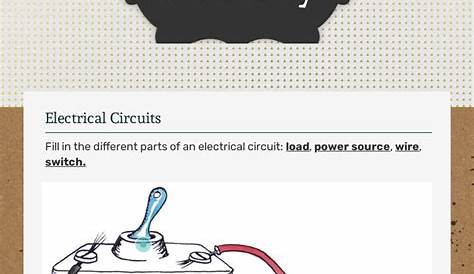 Electricity | Interactive Worksheet by Corey Flanary | Wizer.me