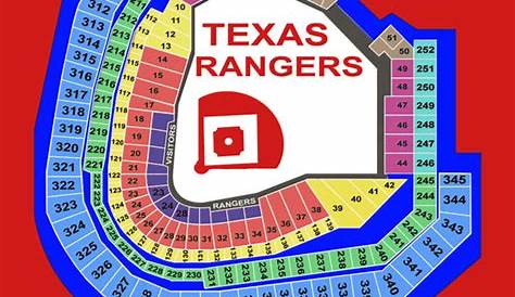 ranger stadium seating chart