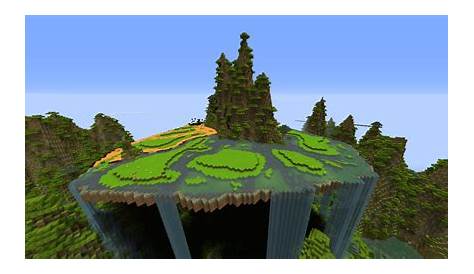 Floating island near completion. : Minecraft