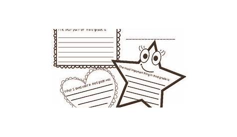 End Of The Year Reflection Worksheet (FREE) Second Grade Writing, 2nd