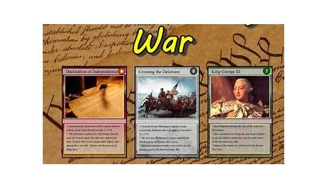 Revolutionary War Trading Cards by Technology Integration Depot | TpT