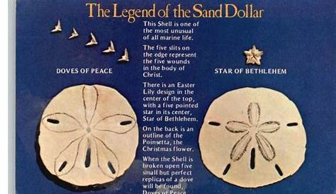 legend of the sand dollar poem printable