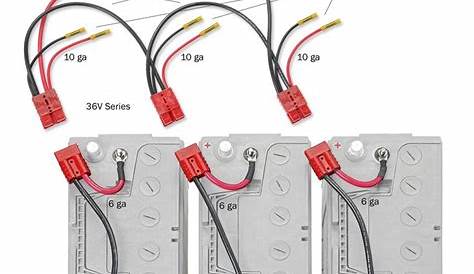 36 Volt Series Trolling Motor Connection Kit with On-board Charging