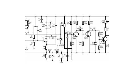 metal detector circuit diagram using transistor