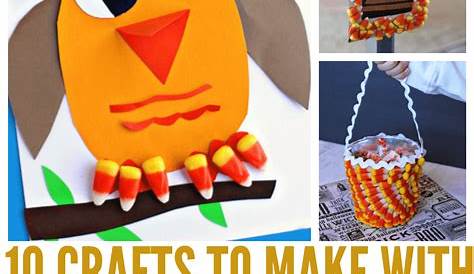 10 Amazing Candy Corn Crafts ~ Plus 1 to Grow on!- A Mom's Impression