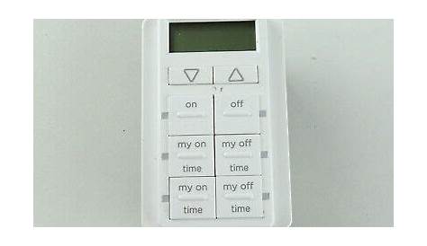 My Touch Smart Timer 26893 In-Wall 4 Programmable On/Off Buttons