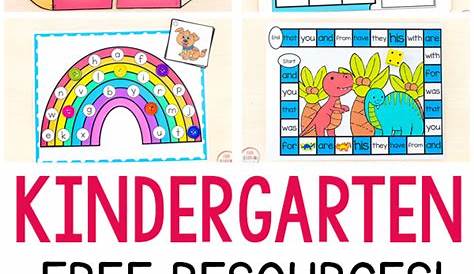 kindergarten fun activities printable