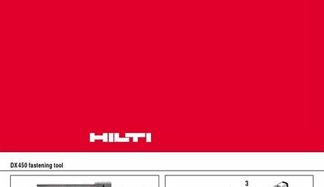 HILTI DX450 MANUAL PDF