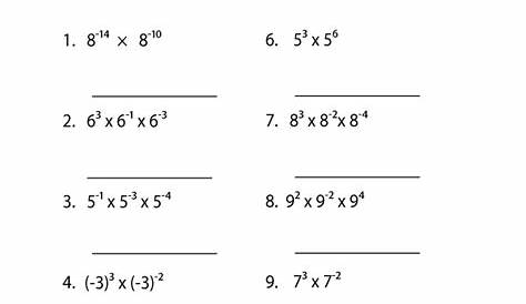 exponents worksheet grade 5