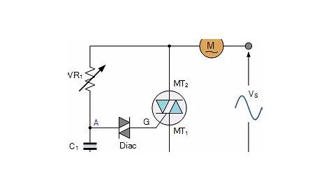 triac motor control circuit diagram