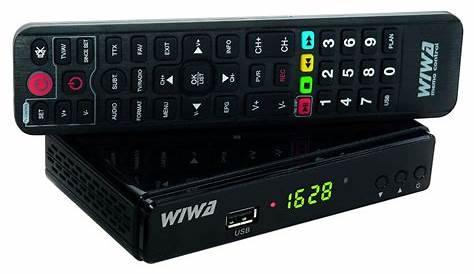 Dekoder tuner DVB-T DVB-T2 STB WIWA H265 HEVC
