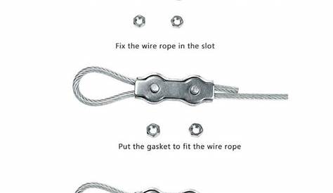 wire rope clamp size chart