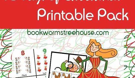 Free 12 Days of Christmas Printable Pack | Christmas printable
