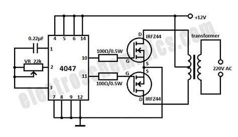 220vac to 12vdc converter circuit diagram without transformer