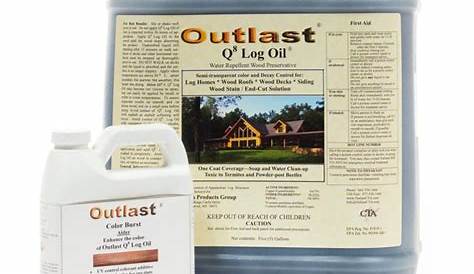 Outlast Q8 Log Oil Exterior Preservative (non-pre-mix) - Log Cabin Care