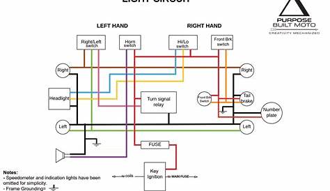 basic simple motorcycle wiring diagram