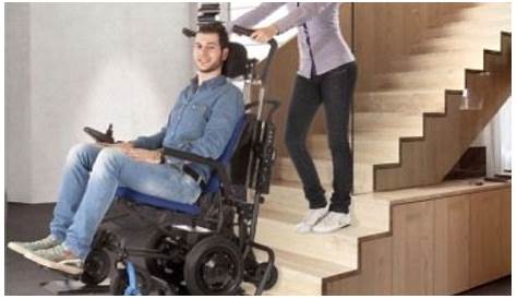 Wheelchair Users Carried Safely Using Powered Stair Climber Design