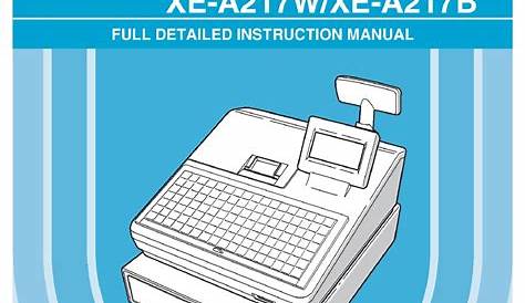 SHARP XE-A207W FULL DETAILED INSTRUCTION MANUAL Pdf Download | ManualsLib