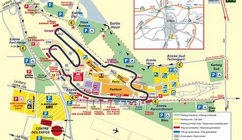 Plan Circuit 24H Du Mans Voiture / Le circuit des 24 Heures du Mans