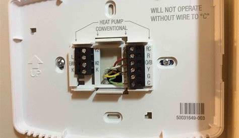 honeywell old thermostat wiring