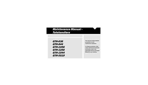 Genie GTH-1056 Manuals | ManualsLib