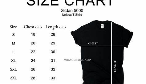 gildan shirts youth size chart