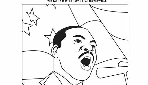 Martin Luther King Jr Day Coloring Pages at GetColorings.com | Free