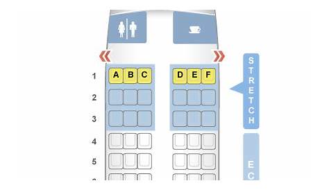 frontier seating chart on plane