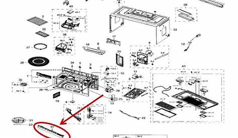 Samsung ME18H704SFS/AA Microwave Parts – GenuineReplacementParts.com