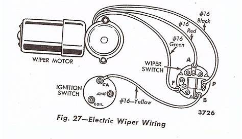 4 wire wiper motor wiring diagram