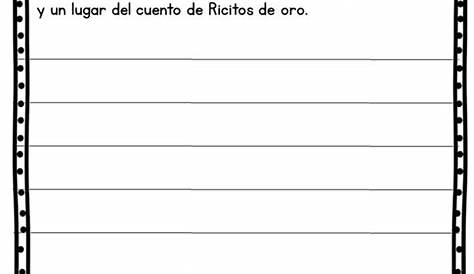 ricitos de oro worksheets answers