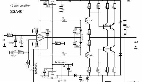 2sc5200 power amp circuit diagram