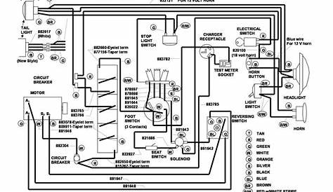 Wiring Diagram For Lights On A Golf Cart - Electrical Schematic Diagram