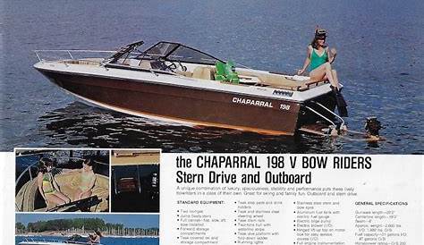 Chaparral 1982 Brochure – SailInfo I boatbrochure.com
