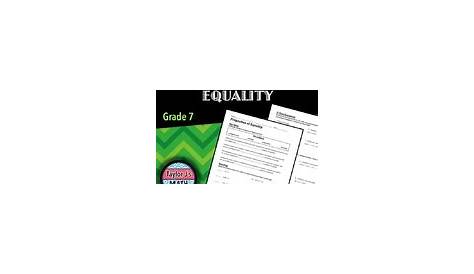 Properties Of Equality Teaching Resources | Teachers Pay Teachers