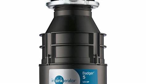 InSinkErator Badger 1/2 hp Garbage Disposal - Walmart.com - Walmart.com