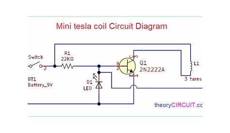 simple tesla coil circuit diagram