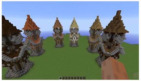 Medieval Tower Assorted Wood Variants for Minecraft