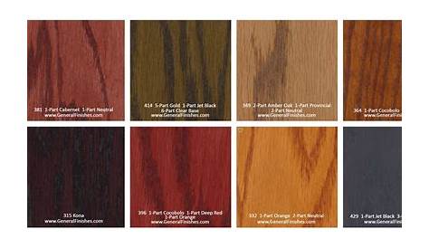 Hardwood Floor Stain Color Chart – Flooring Blog