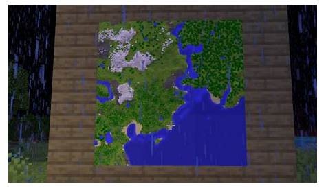 how to make map wall in minecraft